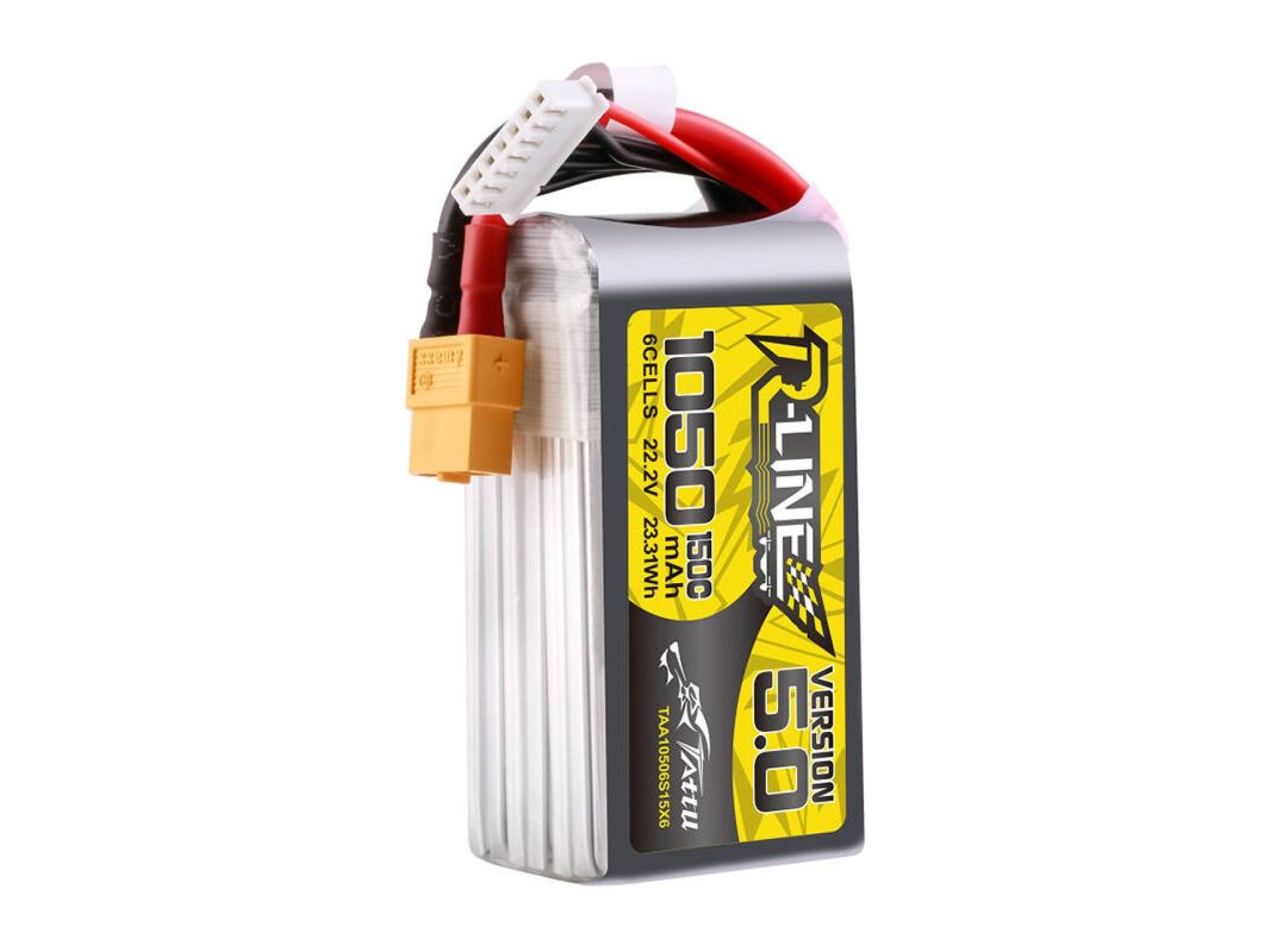 Batería Tattu R-Line 5.0 1050 mAh 22,2 V 6S 150 C XT60