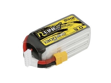 Bateria Tattu R-Line Versão 3.0 1300mAh 22.2V 120C 6S1P XT60 Bateria Tattu R-Line Versão 3.0 1300mAh 22.2V 120C 6S1P XT60