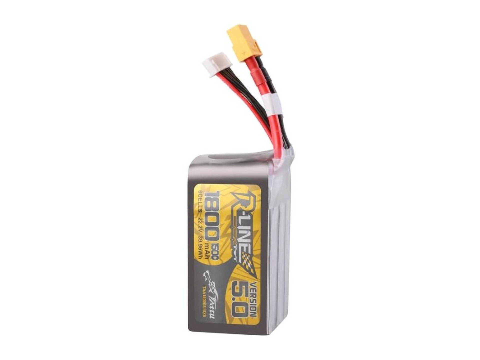Batería Lipo Tattu R-Line Versión 5.0 1800mAh 22.2V 150C 6S con conector XT60