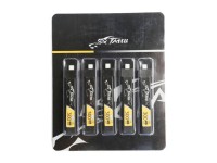 Bateria Tattu LiPo 300mAh 3.8V 75C 1S1P HV BT2.0.5 (5 unidades)