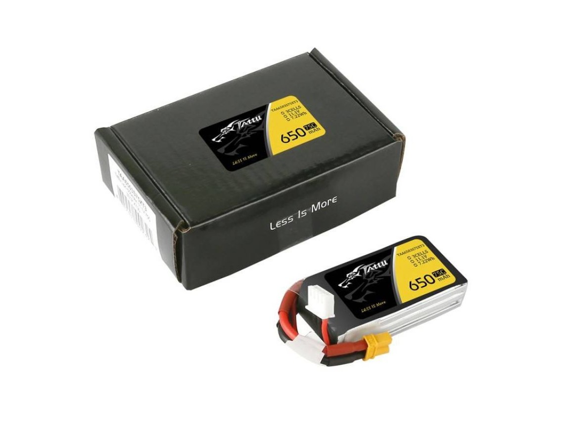 Batería Tattu 650mAh 11,1V 75C 3S1P