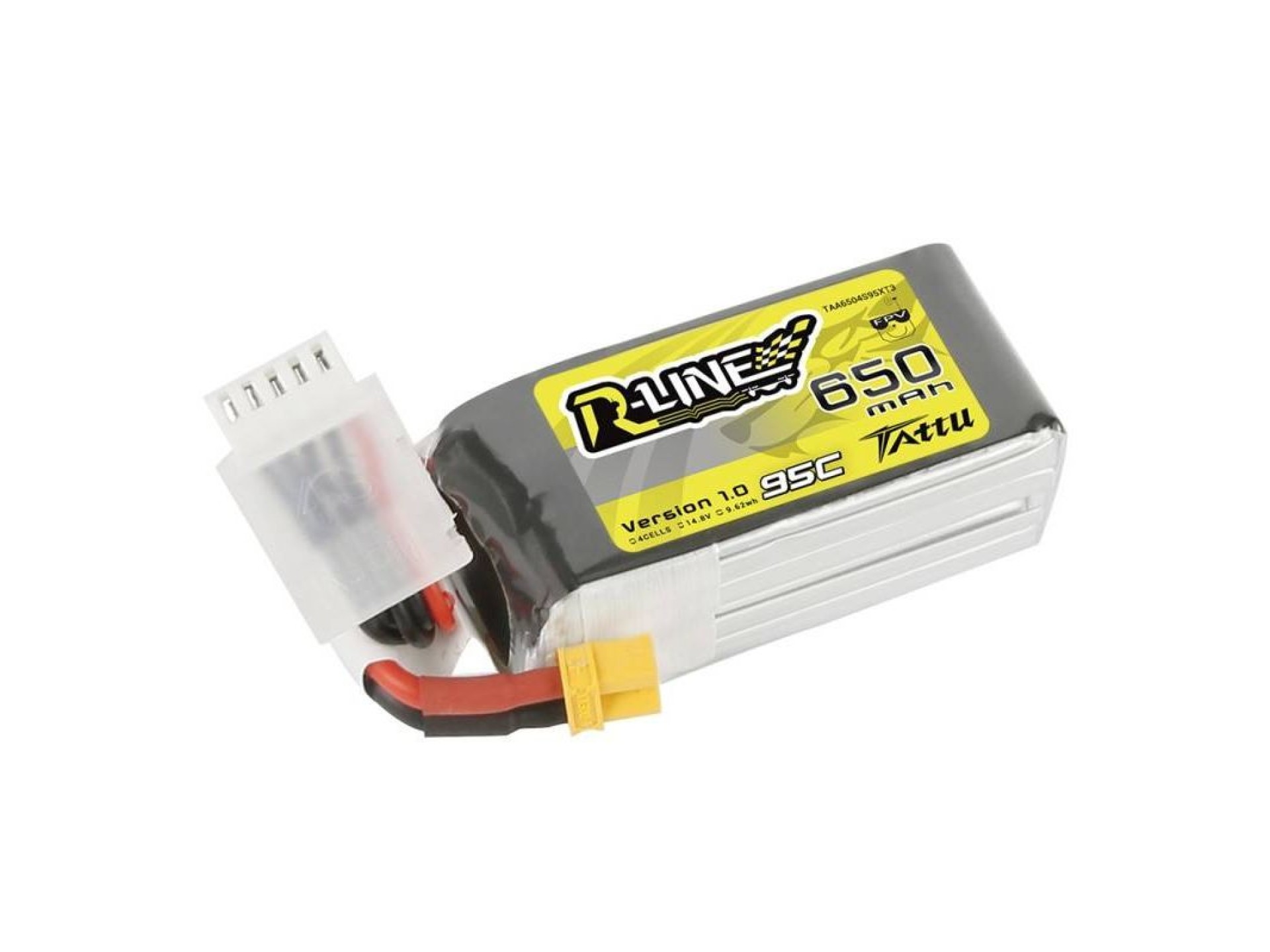 Bateria Tattu R-Line 650mAh 14,8V 95C 4S1P XT30