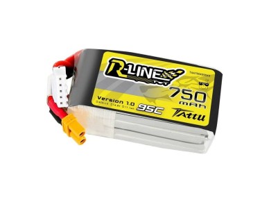 Battery Tattu R-Line 750mAh 14.8V 95C 4S1P JST-XHR Battery Tattu R-Line 750mAh 14.8V 95C 4S1P JST-XHR
