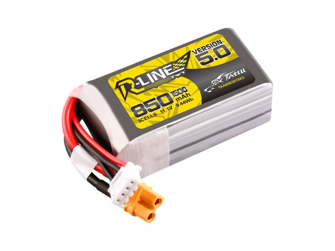 Tattu R-Line Wersja 5.0 850mAh 3S 11.1V 150C XT30U-F