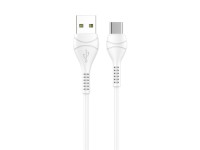 Cable de datos USB tipo C Techancy, blanco, 1 m, TB1775, carga r�pida de 2,4 A, compatible con trans