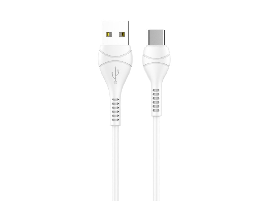 Cable de datos USB tipo C Techancy, blanco, 1 m, TB1775, carga rápida de 2,4 A, compatible con trans