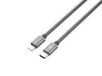 Techancy Cabo Usb C Para Lightning 1m TB1796, Design Totalmente Metálico, Resistente A Animais, Carr Techancy Cabo Usb C Para Lightning 1m TB1796, Design Totalmente Metálico, Resistente A Animais, Carr