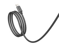 Techancy Cabo Usb C Para Lightning 1m TB1796, Design Totalmente Metálico, Resistente A Animais, Carr Techancy Cabo Usb C Para Lightning 1m TB1796, Design Totalmente Metálico, Resistente A Animais, Carr
