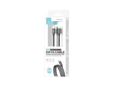 Cable USB-C a Lightning Techancy TB1796 de 1 m, diseño totalmente metálico, resistente a mascotas, c Cable USB-C a Lightning Techancy TB1796 de 1 m, diseño totalmente metálico, resistente a mascotas, c