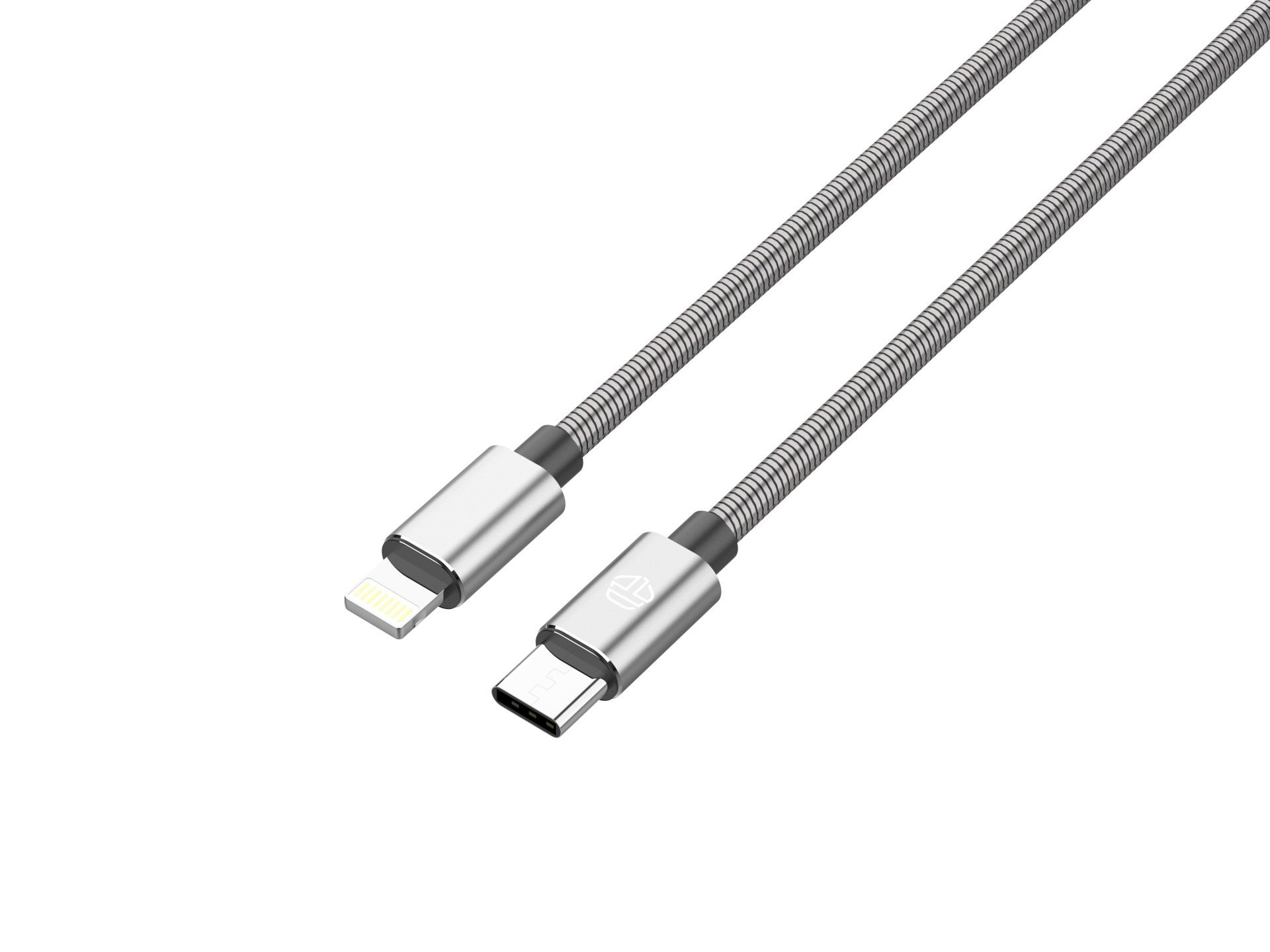Techancy Cabo Usb C Para Lightning 1m TB1796, Design Totalmente Metálico, Resistente A Animais, Carr