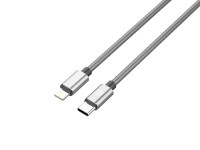 Techancy Cabo Usb C Para Lightning 1m TB1796, Design Totalmente Met�lico, Resistente A Animais, Carr