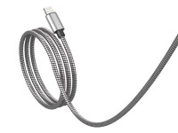 Techancy Cabo Usb C Para Lightning 1m TB1796, Design Totalmente Met�lico, Resistente A Animais, Carr