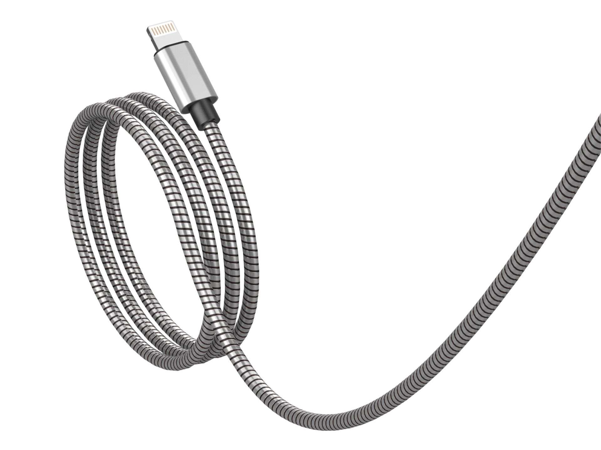 Techancy Cabo Usb C Para Lightning 1m TB1796, Design Totalmente Metálico, Resistente A Animais, Carr