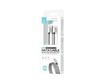 Techancy USB-C to Lightning Cable 1m TB1796, All Metal Design, Pet Resistant, 30 Watt Fast Charging