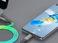 Techancy Cabo De Dados De 1m TB1799, Usb-C Para Usb-C, Efeitos De Iluminação Rgb, Carregamento Rápid Techancy Cabo De Dados De 1m TB1799, Usb-C Para Usb-C, Efeitos De Iluminação Rgb, Carregamento Rápid