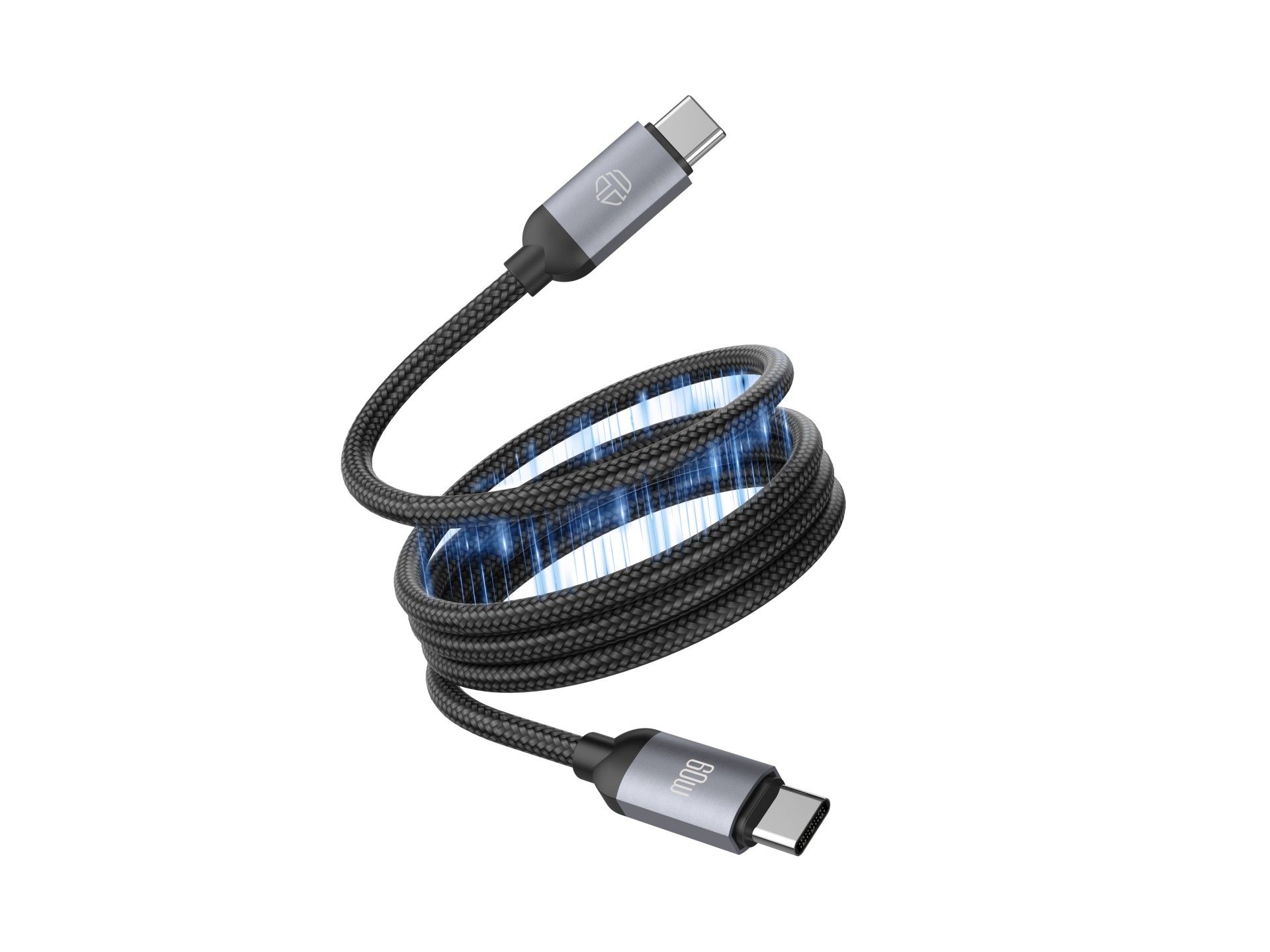Techancy TB1802 USB-C to USB-C Magnetic Cable 1M 60W PD supports 30W charging and 480Mbps data trans