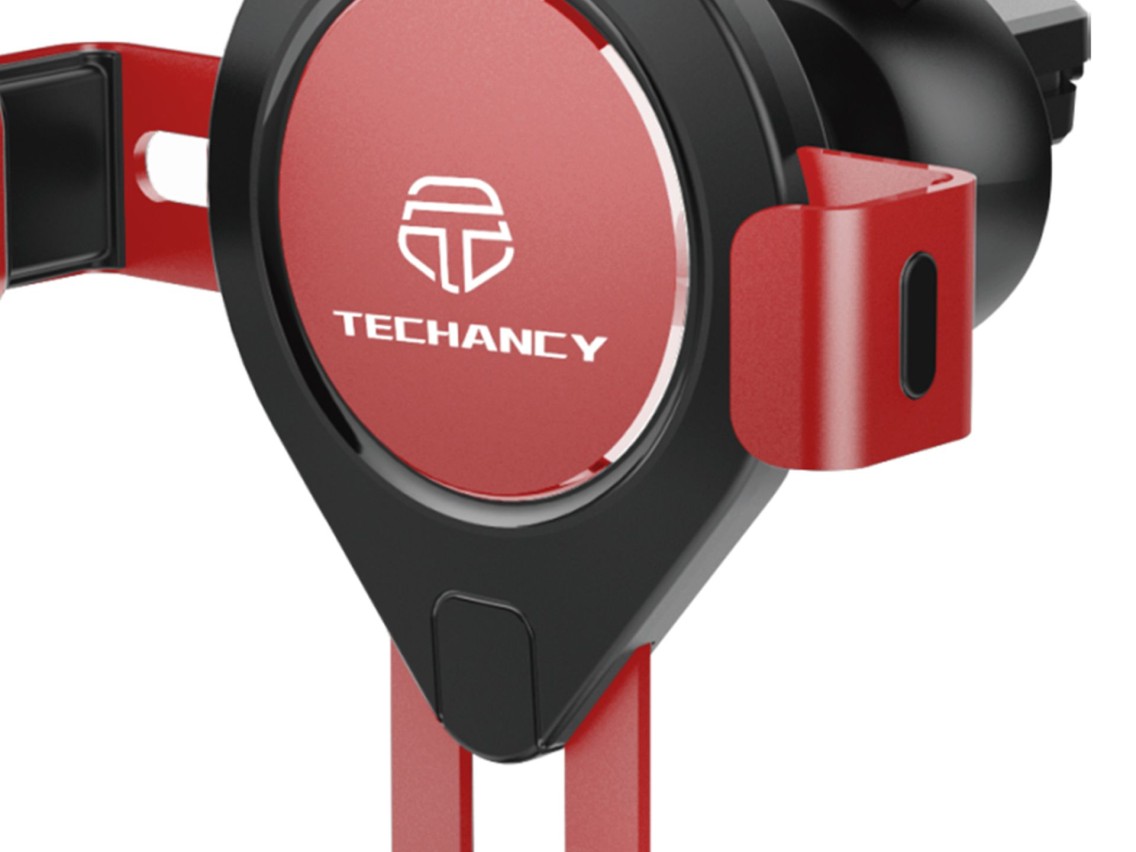 Red Car Phone Holder Ti2197, 360 Degree Rotation for 4.7-7.2 Inch Phones