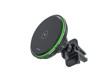 Techancy TF2794 Car Phone Holder with Wireless Charger, 15W Wireless Charging