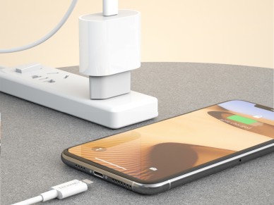 Cargador PD Techancy TA2786 de 18 W, cable Lightning USB-C, carga rápida de 18 W, compacto y portáti Cargador PD Techancy TA2786 de 18 W, cable Lightning USB-C, carga rápida de 18 W, compacto y portáti