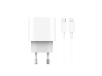 Cargador PD Techancy TA2786 de 18 W, cable Lightning USB-C, carga rápida de 18 W, compacto y portáti Cargador PD Techancy TA2786 de 18 W, cable Lightning USB-C, carga rápida de 18 W, compacto y portáti