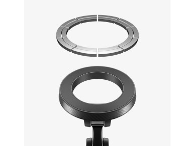 Soporte para coche Spigen MFT36 MagSafe para salpicadero/parabrisas - Negro