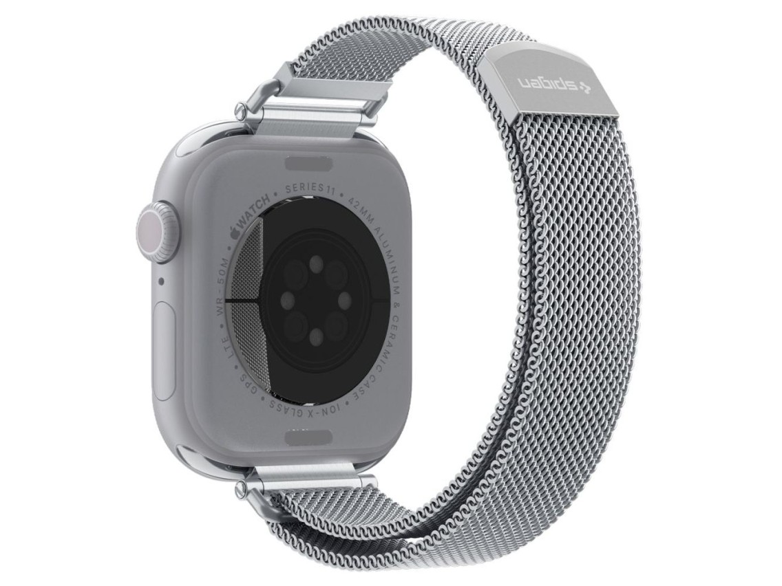 Pulseira Spigen WBM4 para Apple Watch (40/41/42 mm) - Prateada
