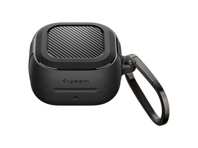 Funda Spigen Rugged Armor para Samsung Galaxy Buds 4/4 Pro - Negro mate