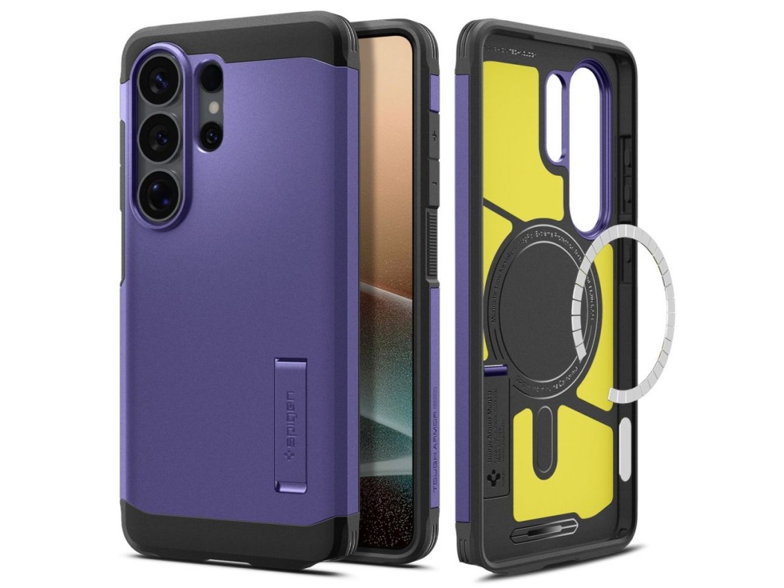Spigen Tough Armor Mag MagSafe Case for Samsung Galaxy S26 Ultra - Purple