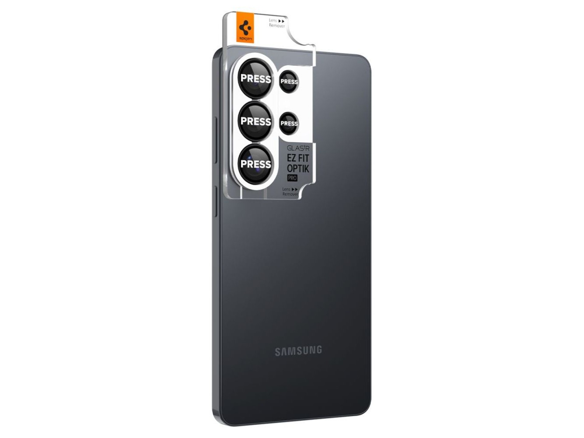 Spigen Glas.Tr Ez Fit Optik Pro HD Camera Cover 2-pack for Samsung Galaxy S26 Ultra - Black
