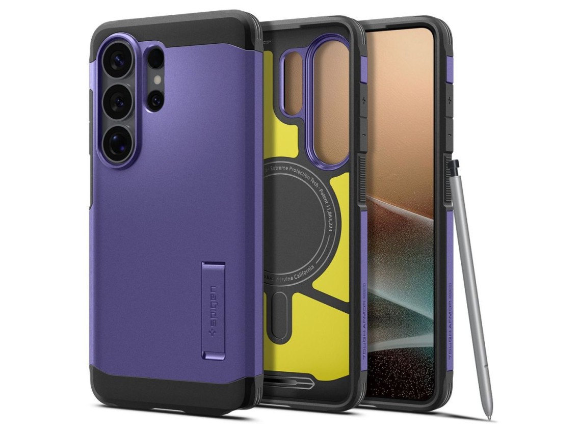 Spigen Tough Armor Mag MagSafe Case for Samsung Galaxy S26 Ultra - Purple