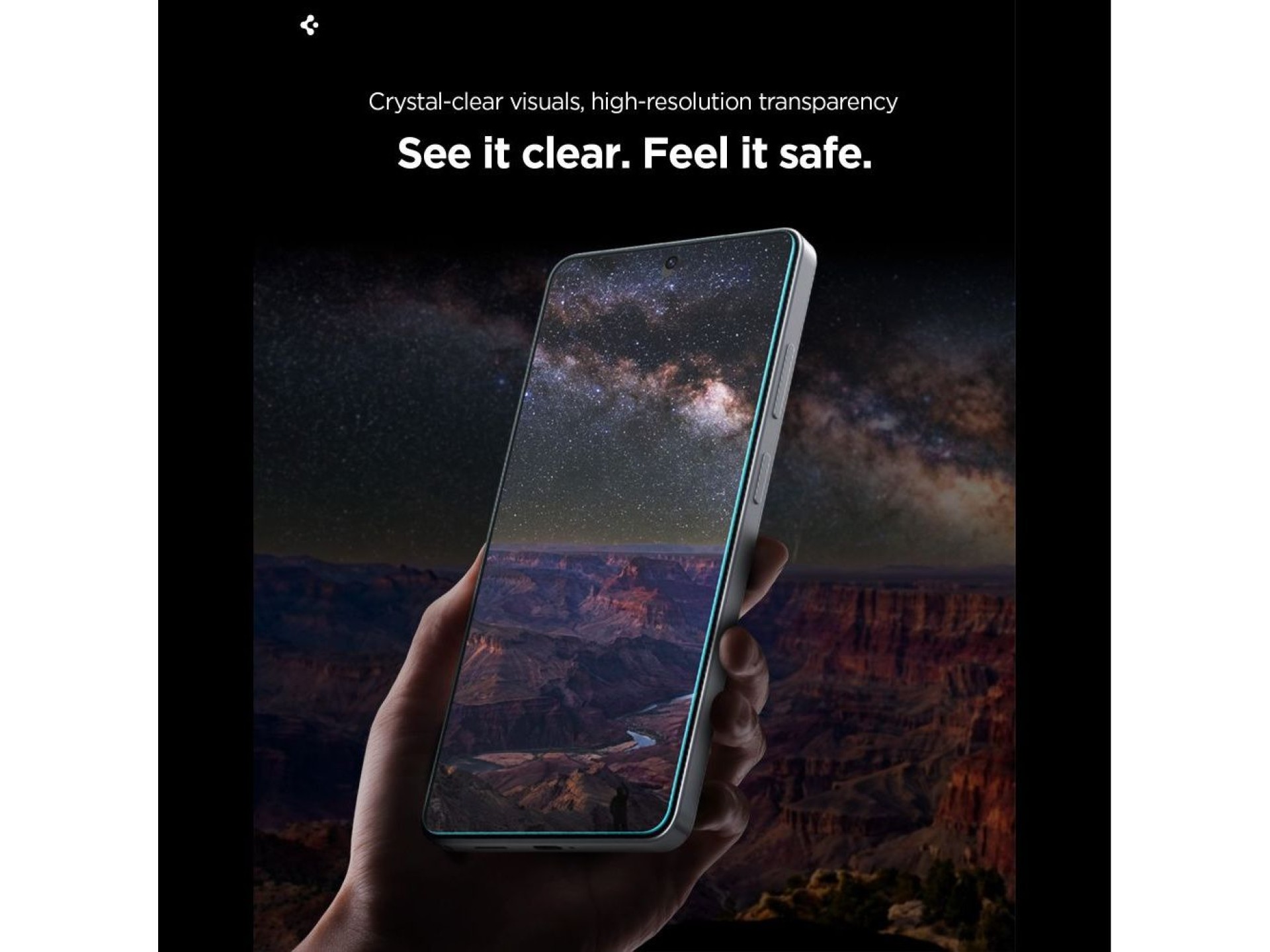 Paquete de 2 protectores de pantalla de vidrio templado Spigen Glas.Tr Ez Fit Pro HD para Samsung Ga