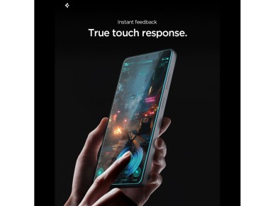 Spigen Glas.Tr Ez Fit Pro - Paquete de 2 protectores de pantalla de vidrio templado antirreflejo par