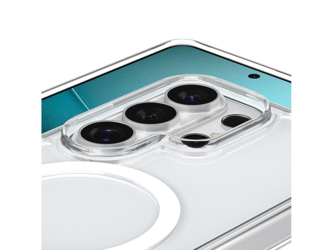 Spigen Ultra Hybrid S Mag MagSafe Case for Samsung Galaxy S26 Ultra - Clear and White