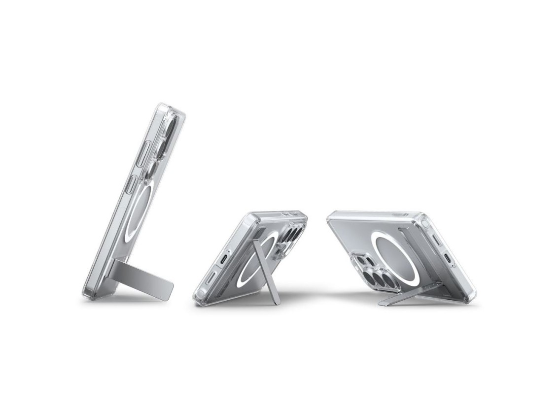 Spigen Ultra Hybrid S Mag MagSafe Case for Samsung Galaxy S26 Ultra - Clear and White