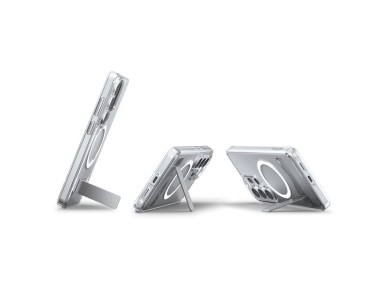 Funda Spigen Ultra Hybrid S Mag MagSafe para Samsung Galaxy S26 Ultra - Transparente y blanca