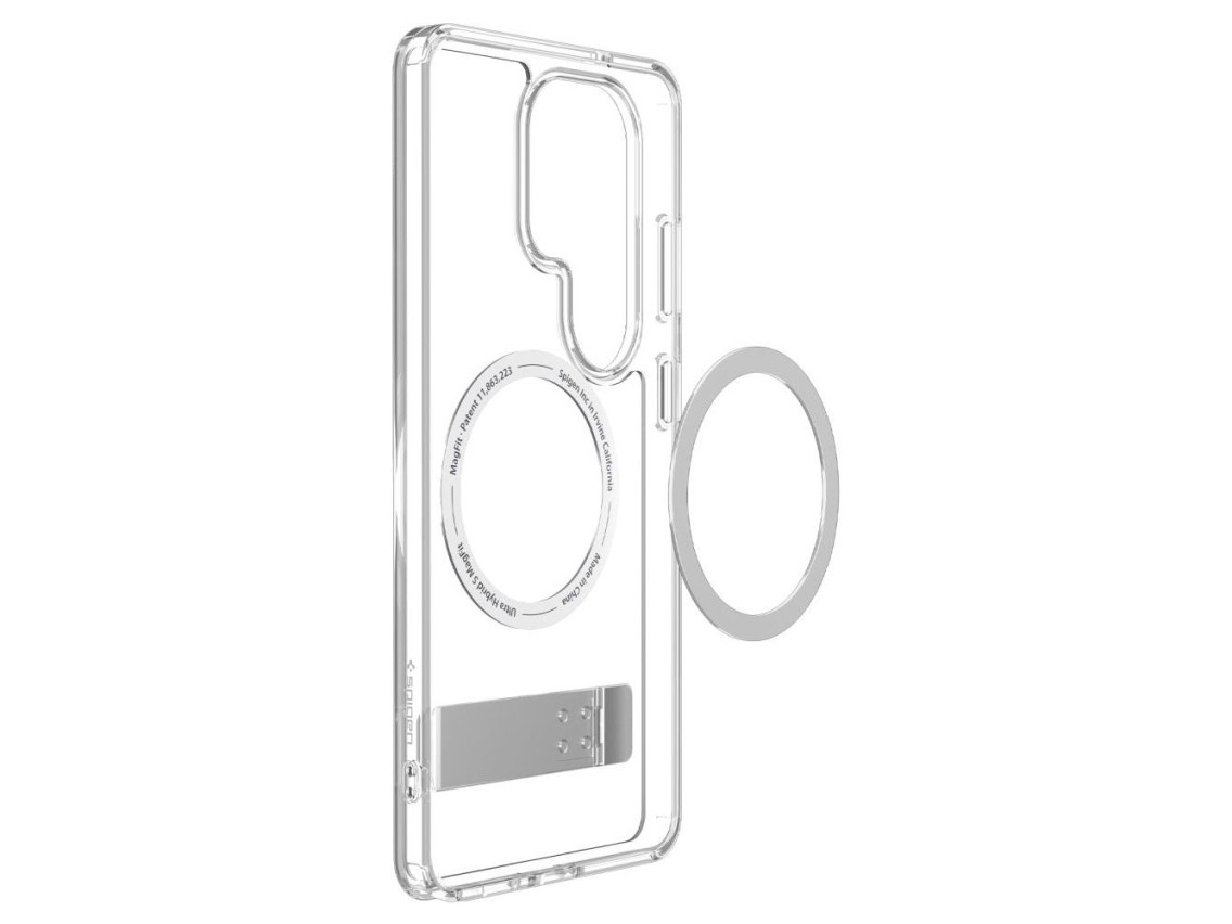 Spigen Ultra Hybrid S Mag MagSafe Case for Samsung Galaxy S26 Ultra - Clear and White