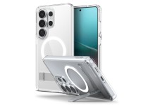 Funda Spigen Ultra Hybrid S Mag MagSafe para Samsung Galaxy S26 Ultra - Transparente y blanca