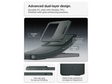 Funda Spigen Optik Armor para Samsung Galaxy S26 Ultra - Verde
