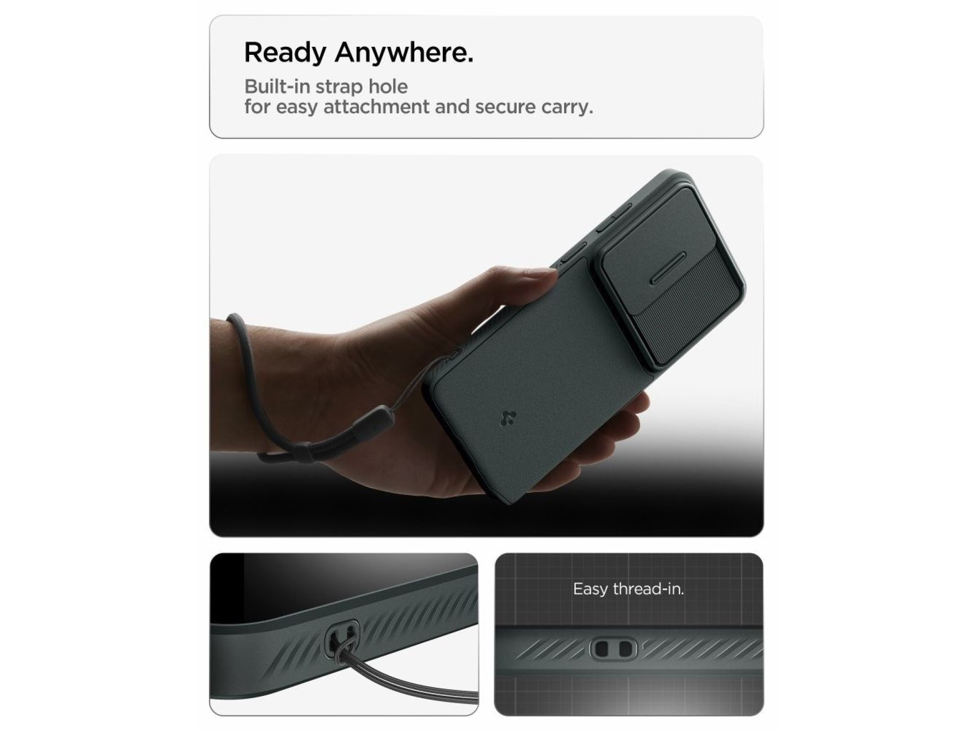 Funda Spigen Optik Armor para Samsung Galaxy S26 Ultra - Verde