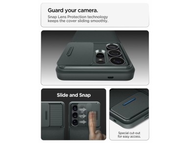 Funda Spigen Optik Armor para Samsung Galaxy S26 Ultra - Verde