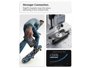 Funda Spigen Tough Armor MagSafe para Samsung Galaxy S26 Ultra - Gris