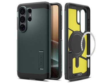 Funda Spigen Tough Armor MagSafe para Samsung Galaxy S26 Ultra - Verde