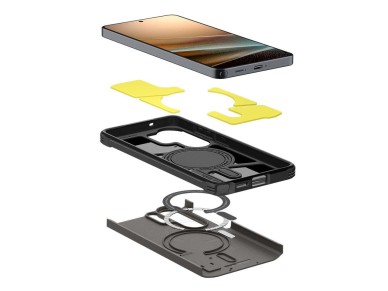 Funda Spigen Tough Armor MagSafe para Samsung Galaxy S26 Ultra - Gris
