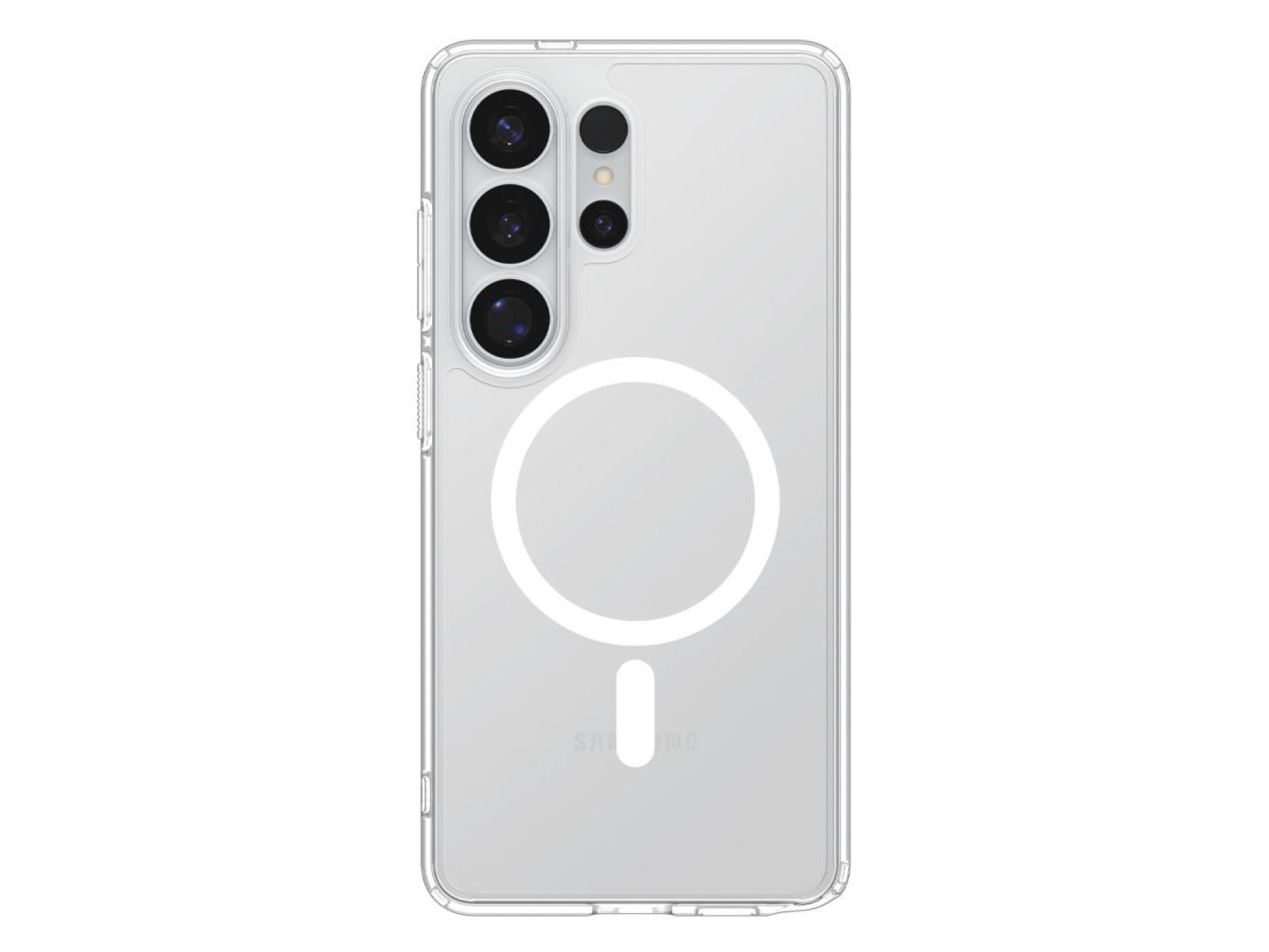 Funda Spigen Ultra Hybrid MagSafe para Samsung Galaxy S26 Ultra (transparente y blanca)