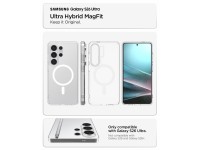Funda Spigen Ultra Hybrid MagSafe para Samsung Galaxy S26 Ultra (transparente y blanca) Funda Spigen Ultra Hybrid MagSafe para Samsung Galaxy S26 Ultra (transparente y blanca)