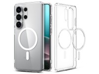 Funda Spigen Ultra Hybrid MagSafe para Samsung Galaxy S26 Ultra (transparente y blanca) Funda Spigen Ultra Hybrid MagSafe para Samsung Galaxy S26 Ultra (transparente y blanca)