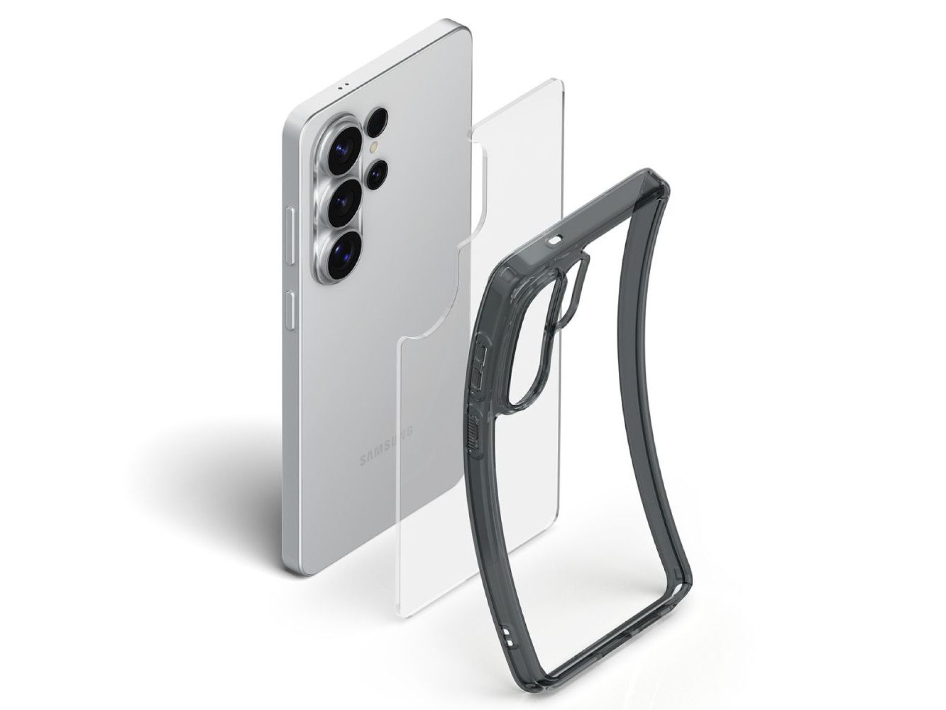 Capa híbrida Spigen Ultra para Samsung Galaxy S26 Ultra - Semitransparente
