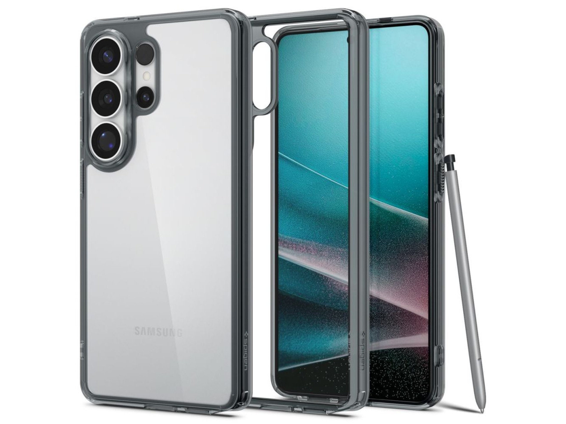 Capa híbrida Spigen Ultra para Samsung Galaxy S26 Ultra - Semitransparente