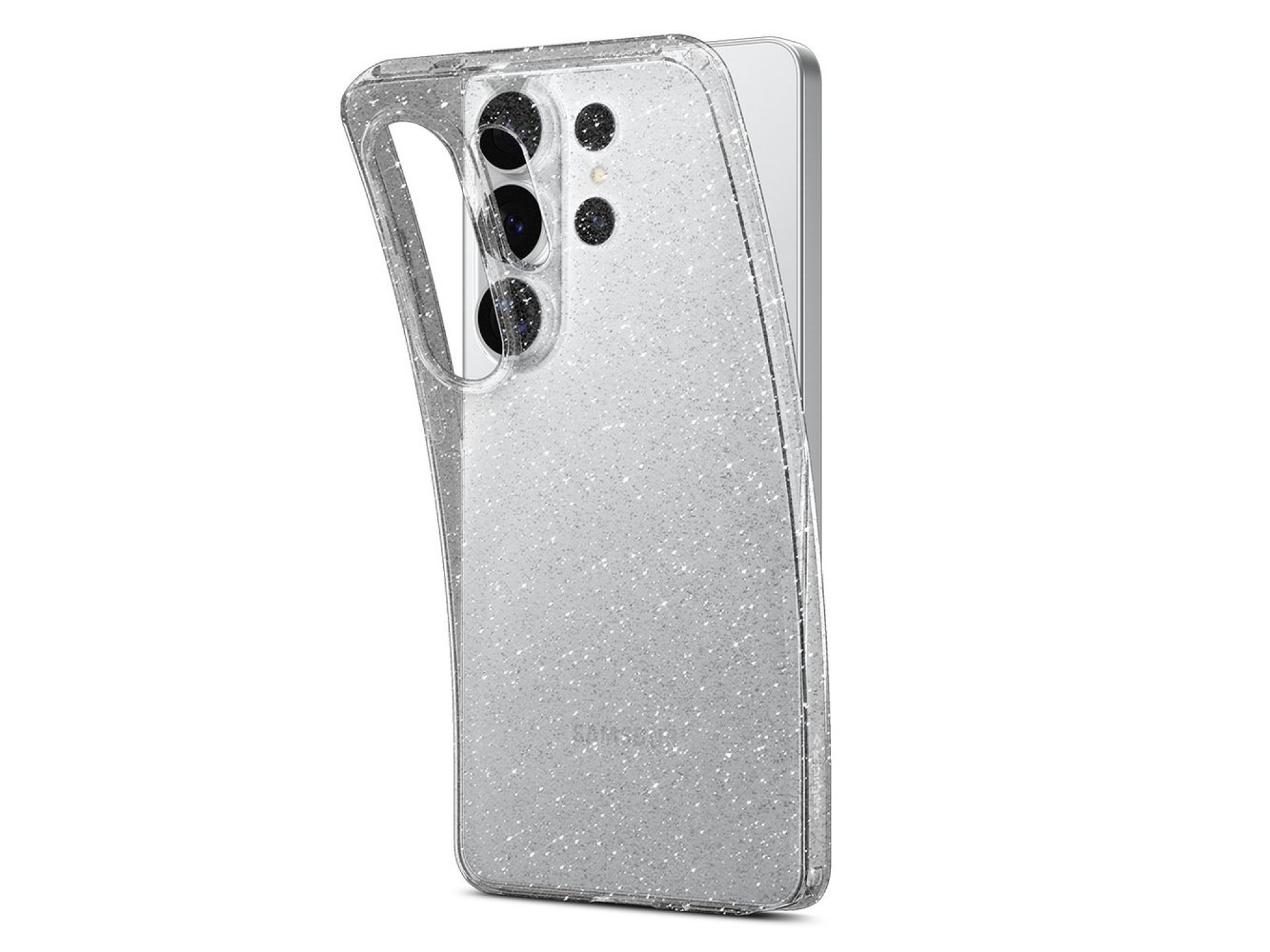 Funda Spigen con purpurina de cristal líquido para Samsung Galaxy S26 Ultra - Brillantina y transpar