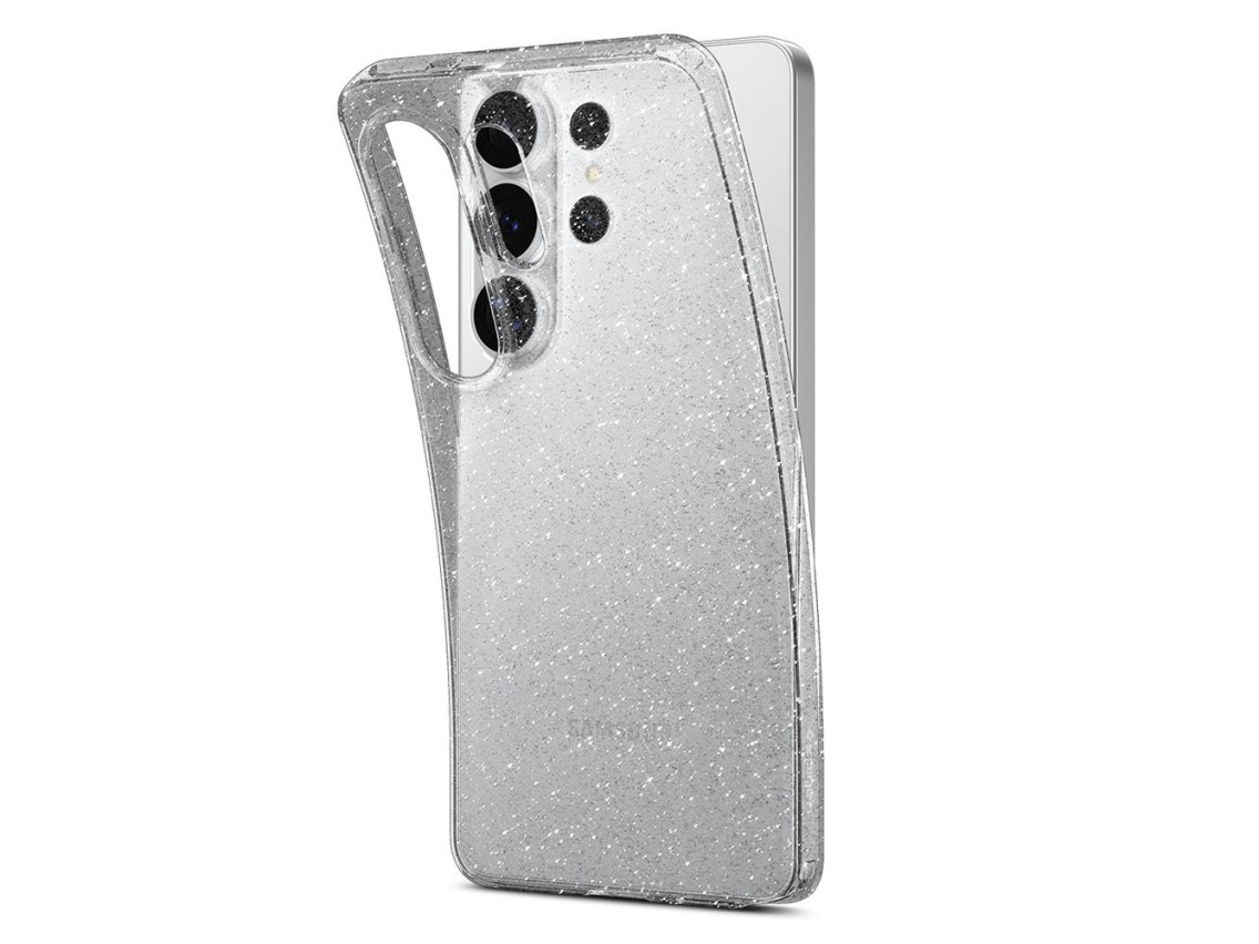 Funda Spigen con purpurina de cristal líquido para Samsung Galaxy S26 Ultra - Brillantina y transpar
